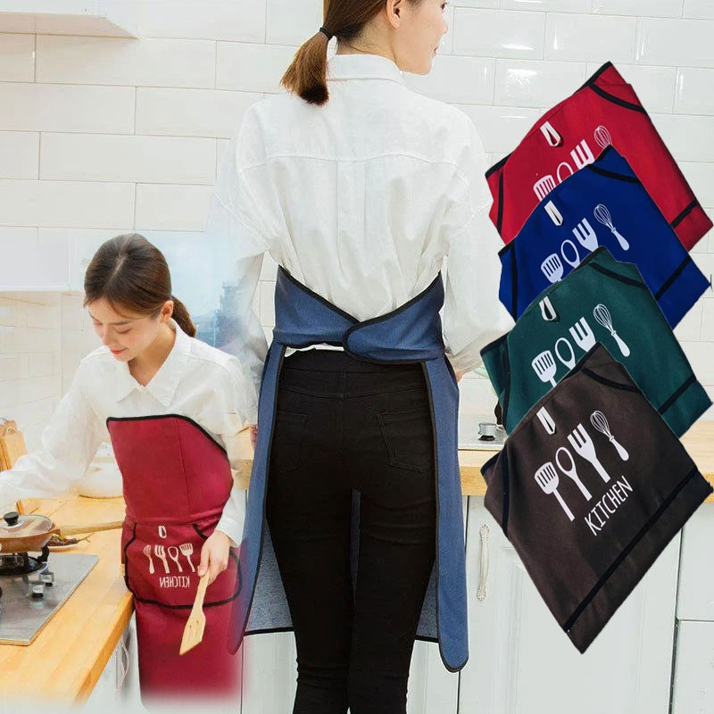 Tech Accessories Cheap - Korean Style Auto No-Tie Apron Waterproof