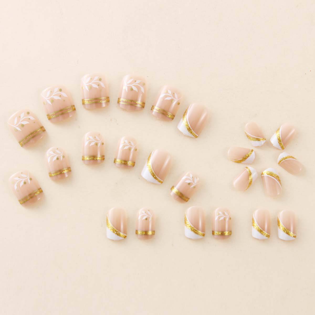 Nail Tech Accessories - Nude Short Square Press On Nails