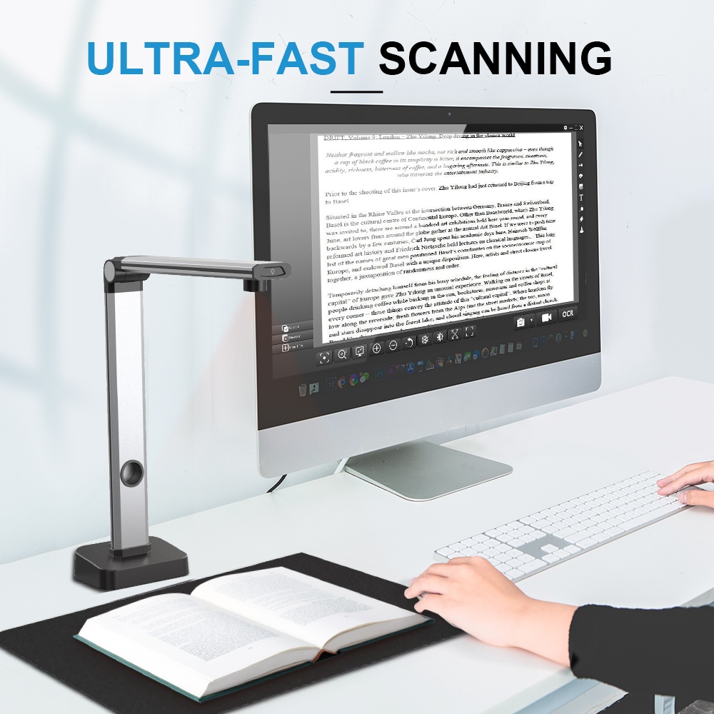 Document Scanner Portable - JOYUSING 14MP Sách HD & Tài