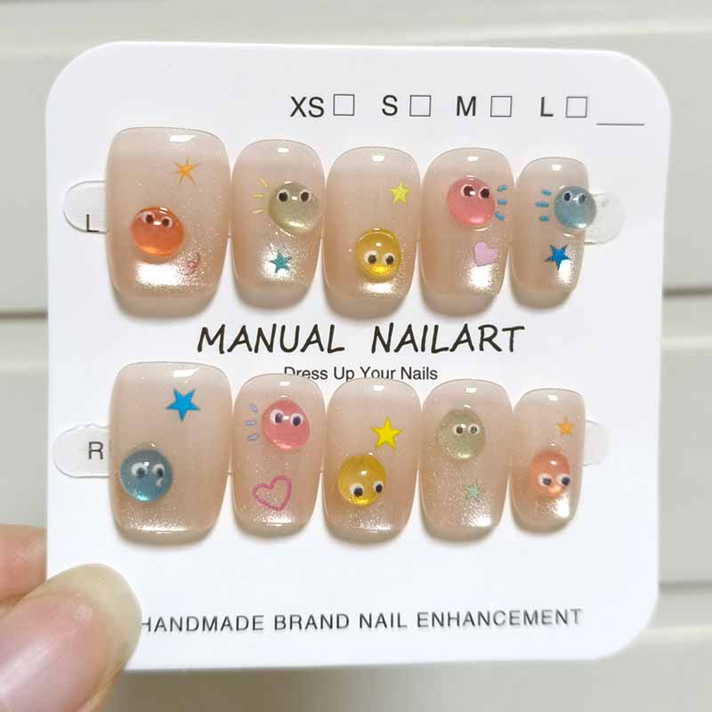 Nail Tech Accessories - 10Pcs French Style New Cute 3D