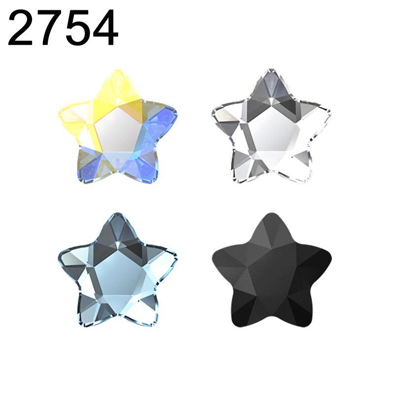 Nail Tech Accessories - Genuine 2754 Star Flower Flat Back