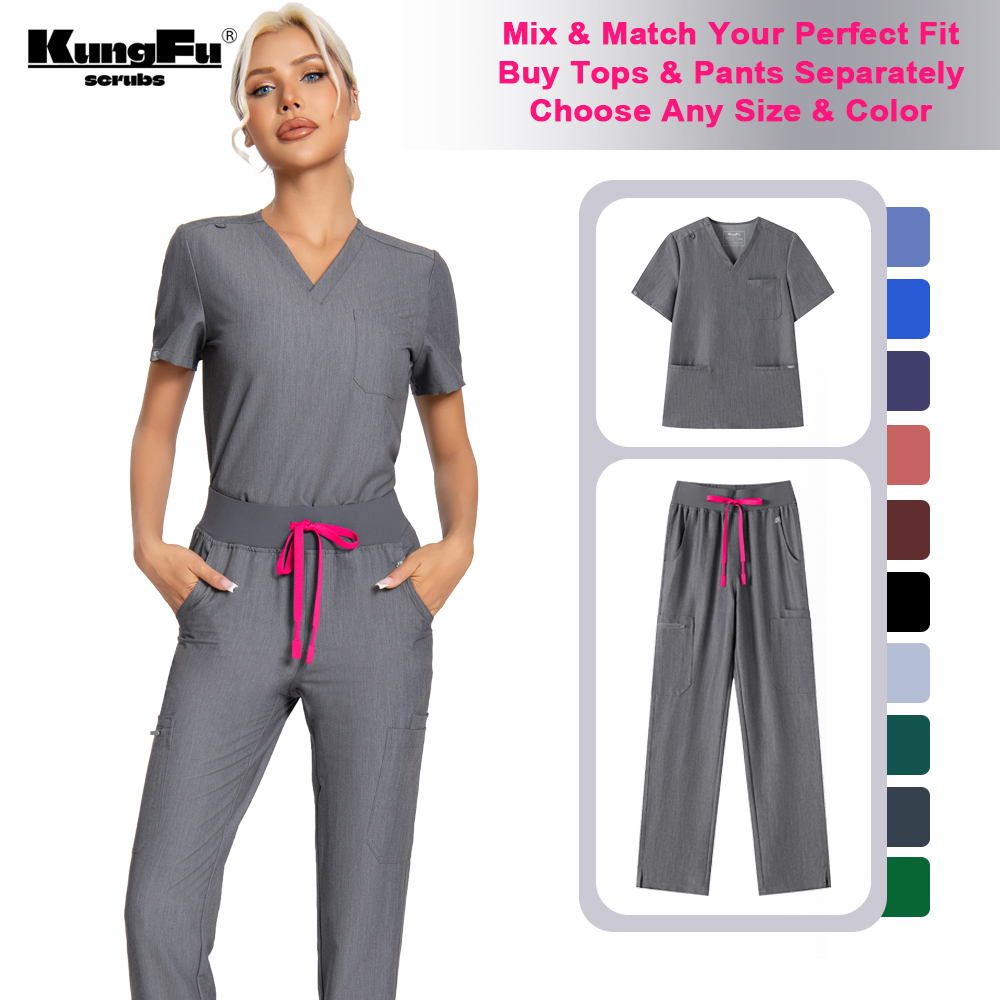 KUNGFU SCRUBS Women Nurse Scru - đánh giá và giá Vet Tech Accessories
