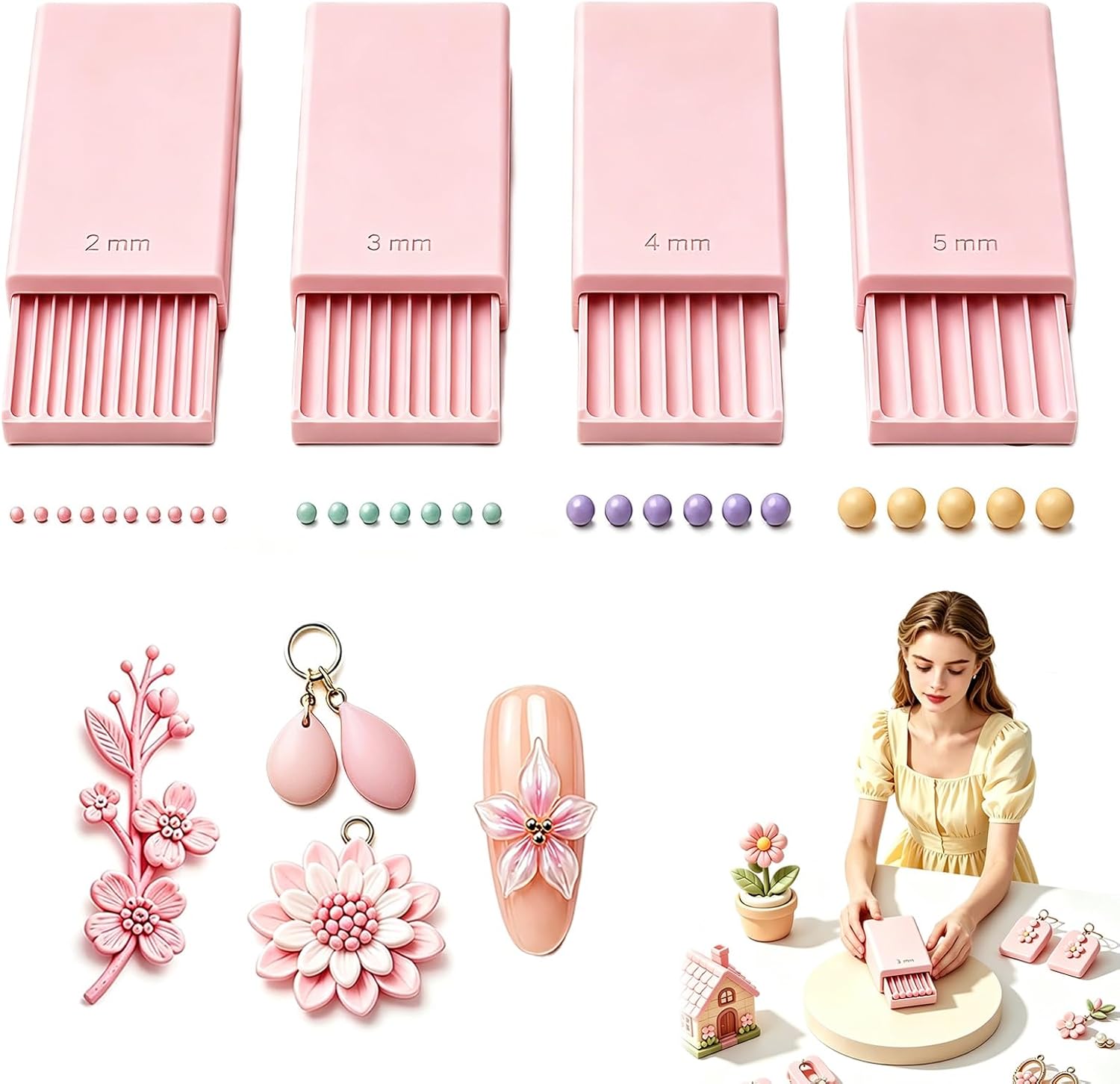 3D Print Clay Gel Ball Maker T - đánh giá và giá Nail Tech Accessories