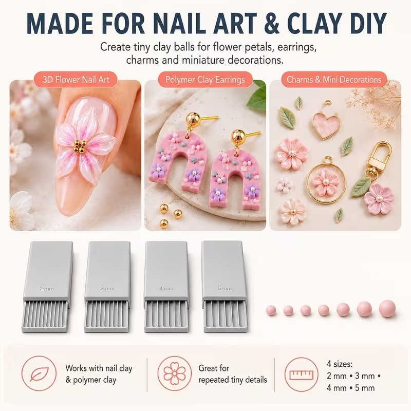 3D Print Clay Gel Ball Maker T - đánh giá và giá Nail Tech Accessories