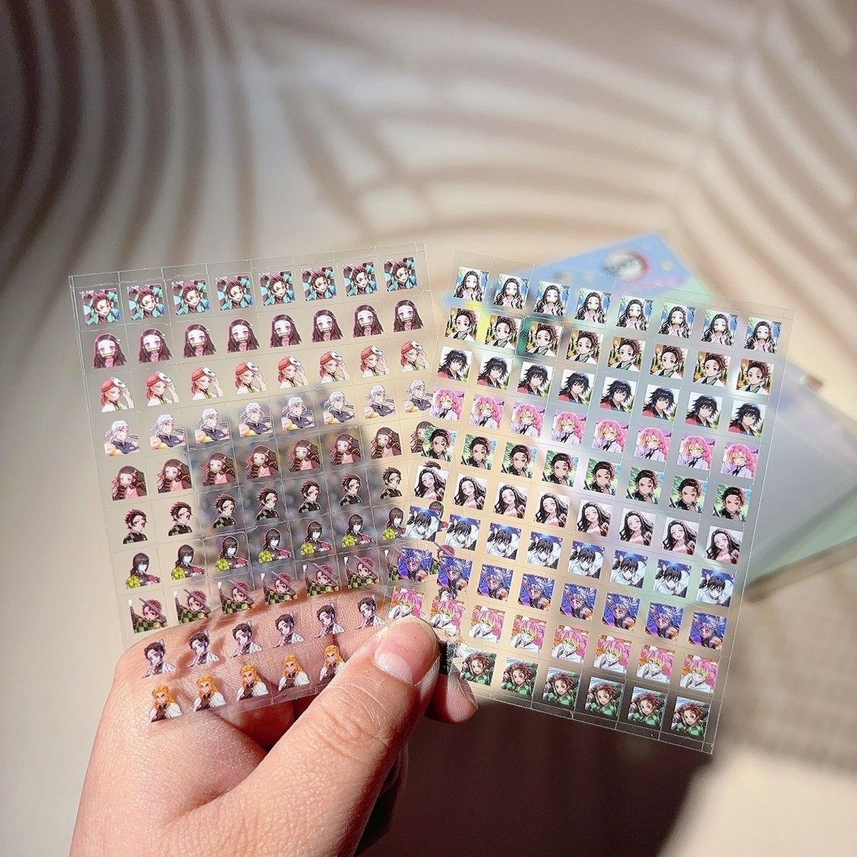 10 sheets per book Demon Slaye - đánh giá và giá Nail Tech Accessories