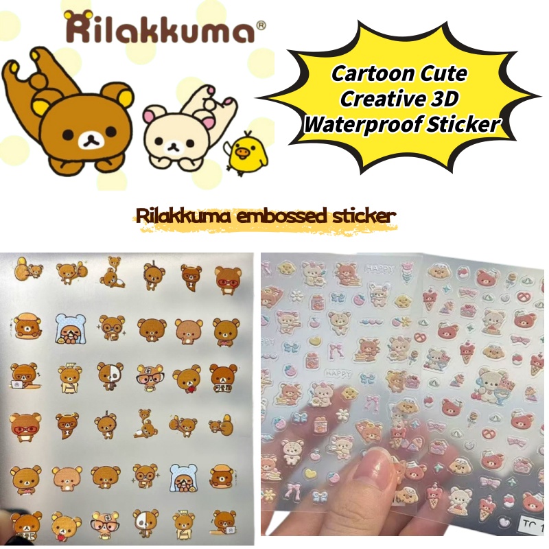 Cartoon Cute Relaxed Bear Nail - đánh giá và giá Nail Tech Accessories